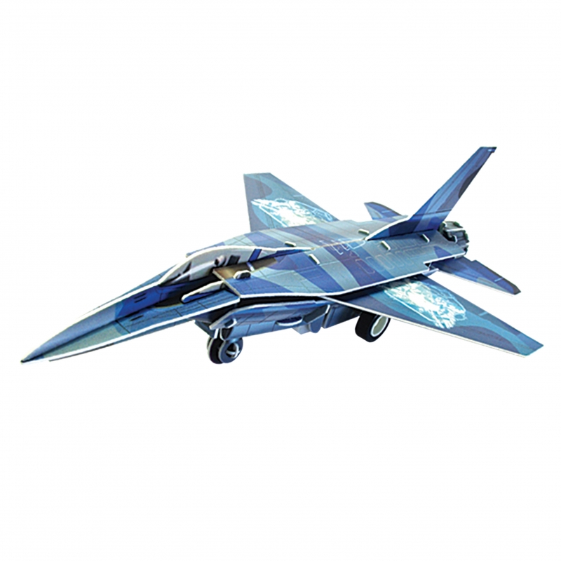 3D пазл - Истребитель F-16, инерционный  